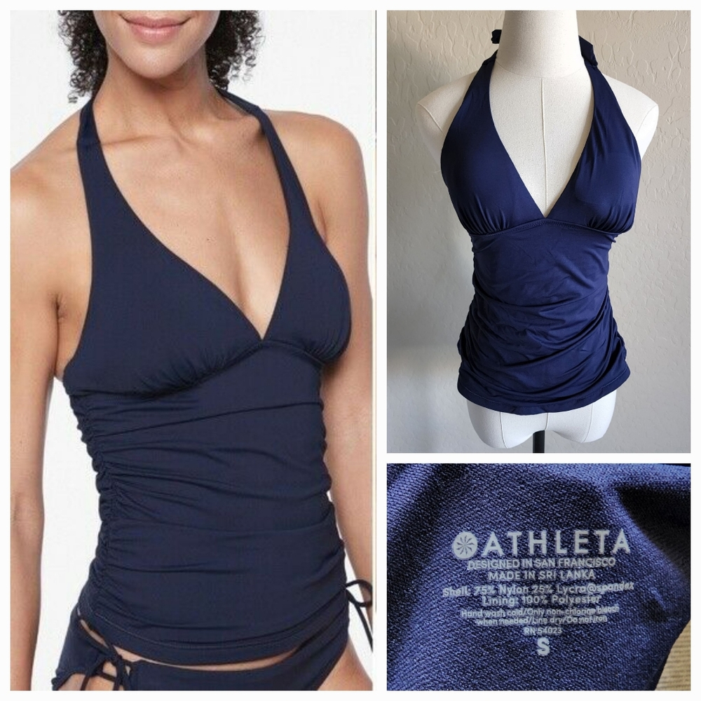 Athleta Halter Tankini‎ Swim Top Small